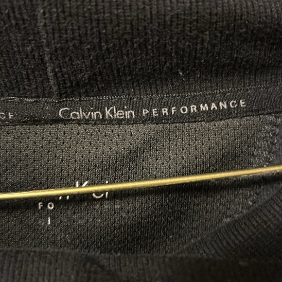 Calvin Klein performances fleece turtleneck sweater pouch pocket size M like new - Picture 4 of 5